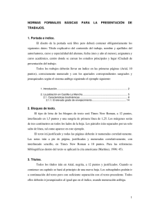 Normas de presentación de trabajos - Universidad de Castilla