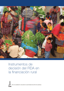 Instrumentos de decisión del FIDA en la financiación rural