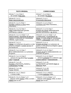 TEXTO ORIGINAL CORRECCIONES Artículo 7, 2, a), línea 4: de