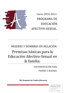 Amaltea.Dossier sobre Educación Afectivo- sexual