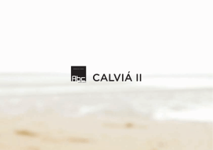 dossier calvia ii - Nueva Promoción Inmobiliaria en Calviá, Palma