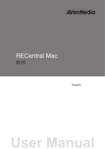 RECentral Mac User Manual