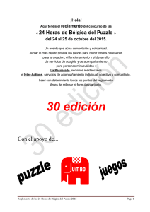 30 edición - 24h de Belgique de Puzzle