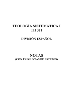 Teología Sistemética I - Curso