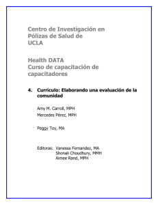 Currículo entero - UCLA Center for Health Policy Research