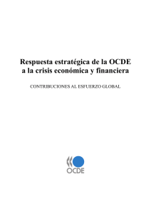 Respuesta estratégica de la OCDE a la crisis económica y