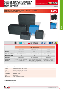cajas de derivación de resina de poliéster reforzada con