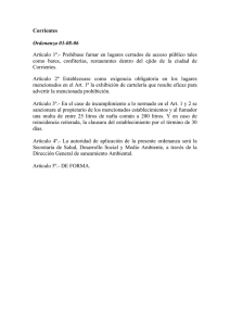 Corrientes Ordenanza 03-08-06 Artículo 1º.