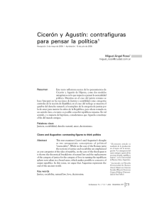 Cicer&oacute;n y Agust&iacute;n: contrafiguras para pensar la pol&iacute;tica1