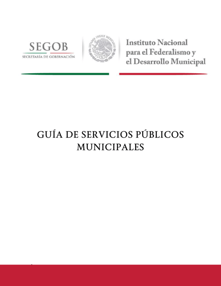 guía de servicios públicos municipales guía de servicios públicos municipales
