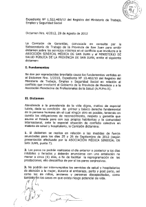 Dictamen Nro 4/2012 - Ministerio de Trabajo, Empleo y Seguridad