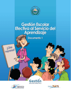 Gesti&oacute;n escolar efectiva al servicio del aprendizaje