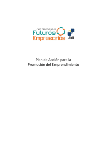 RAFE_Plan de Acción - Red de Apoyo a Futuros Empresarios