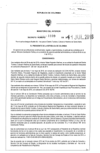 decreto 1109 del11 de julio de 2016