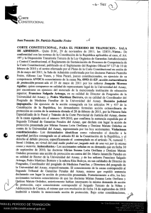 £ seguridad jurídica consagrado en el artículo 82 de la Constitución