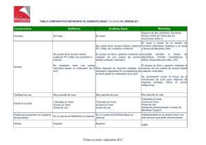 tabla comparativa - Universidad de León