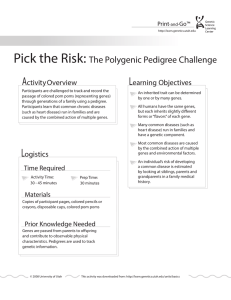 Pick the Risk: The Polygenic Pedigree Challenge