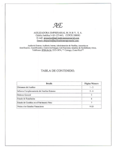 Estados Auditados 2014 - Seguros Metropolitanos
