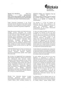 Page 1 Bizkaiko Foru Aldundiaren /2016 Foru Dekretua, . aren . (e