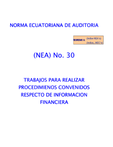 (NEA) No. 30 - Colegio de Contadores Bachilleres y Públicos del