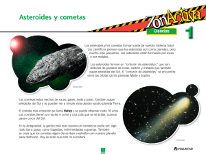 Asteroides y cometas
