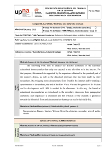 The following work tries to analyse the didactic - Academica-e