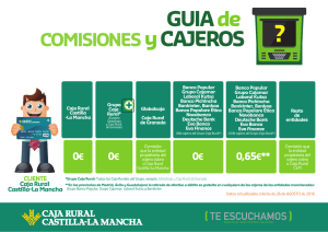 Comisión de Cajeros - Caja Rural Castilla