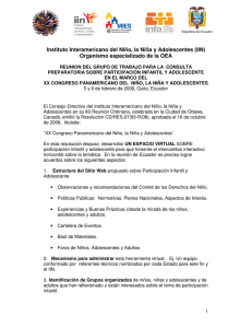 Organismo especializado de la OEA - Instituto Interamericano del