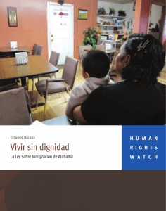 Vivir sin dignidad - Human Rights Watch