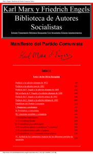 Manifiesto Marx Engels
