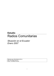 Radios Comunitarias