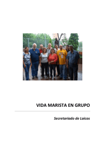 VIDA MARISTA EN GRUPO - Instituto de los Hermanos Maristas