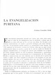 LA EVANGELIZACION PURITANA