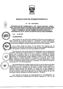 Resolución de Superintendencia N° 056