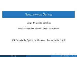 Nano-antenas Ópticas