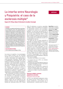 La interfaz entre Neurología y Psiquiatría: el caso de la esclerosis