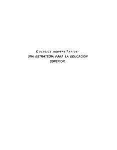 Colegios universitarios - Biblioteca Nacional de Maestros
