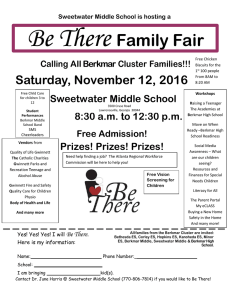 Be There Family Fair - Berkmar High School
