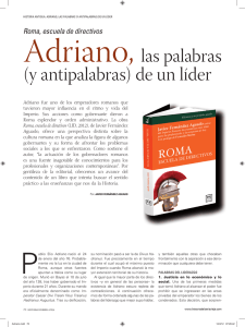 Adriano, las palabras (y antipalabras) de un líder