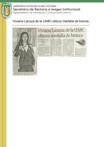Viviana Lanuza de la UABC obtuvo medalla de