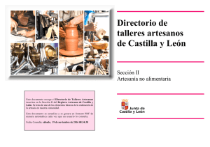 Directorio de talleres artesanos de Castilla y León