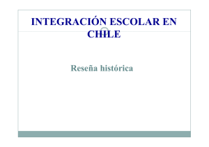 INTEGRACIÓN ESCOLAR EN CHILE