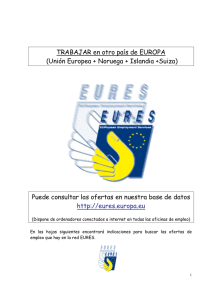 TRABAJAR en otro país de EUROPA (Unión Europea + Noruega +