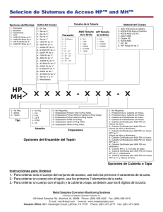 HP Ordering Chart spanish.pmd - Alabama Specialty Products, Inc.