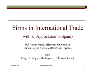 Firms in International Trade