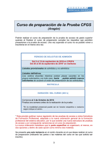 Curso de preparación de la Prueba CFGS (Aragón)