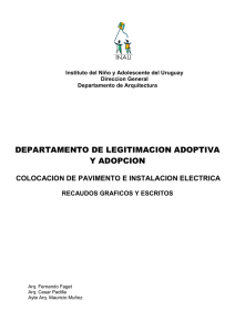 DEPARTAMENTO DE LEGITIMACION ADOPTIVA Y ADOPCION