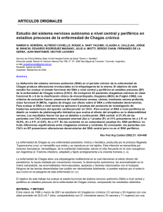 Estudio del sistema nervioso autónomo a nivel central y periférico