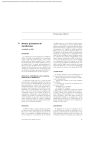 Protocolos SEGO Rotura prematura de membranas