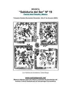 La Sabiduría del Ser 19 - Gnosis - Instituto Cultural Quetzalcóatl